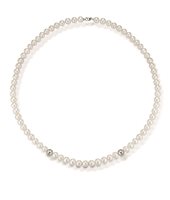 Collar Lelune Mujer LELUNE CLASSIC in Oro blanco LLNK60.5